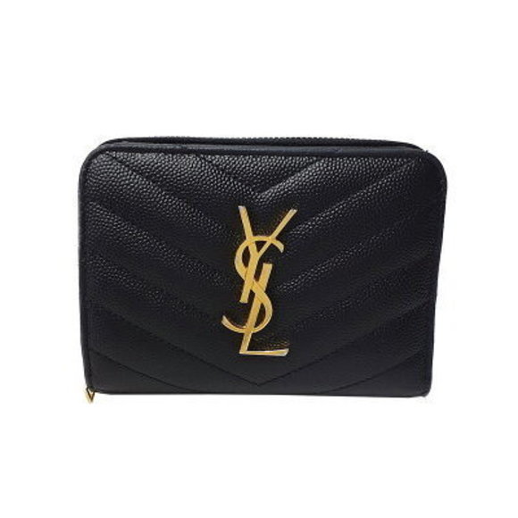 Saint Laurent Paris Monogram Zip Wallet - Picture 1 of 8